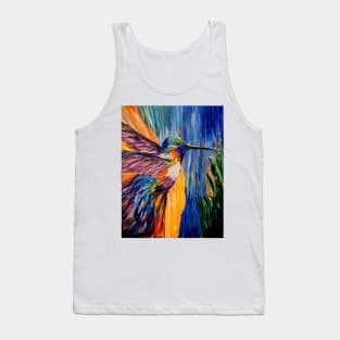 Hummingbird in flight Tank Top